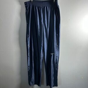 Nike Tearaway Snap Track Pants Mens XL Navy Blue Vintage 90s Swoosh RN56323